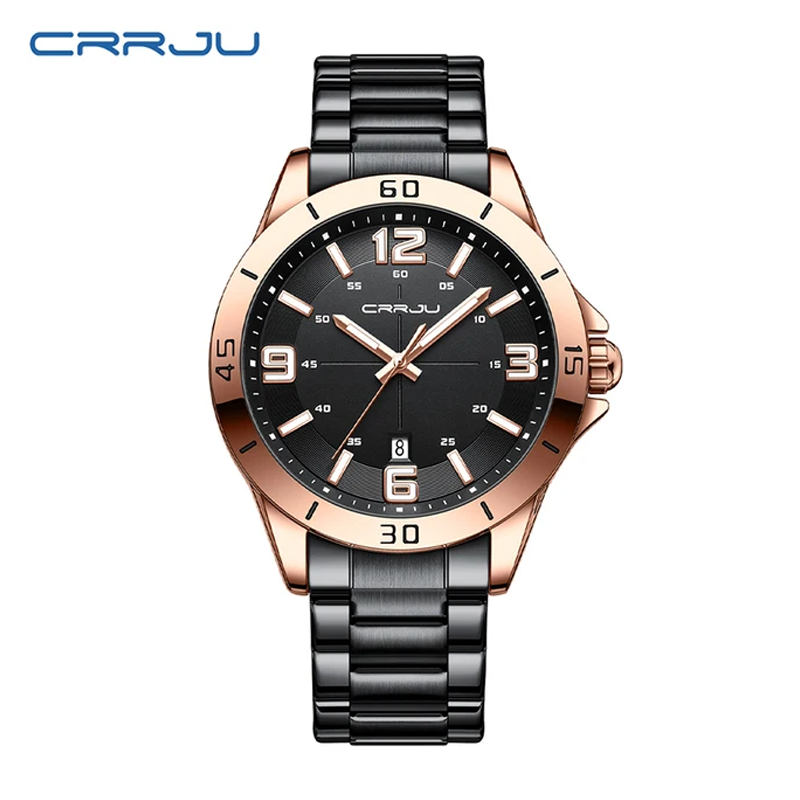 CRRJU 5003 Fashion Design Stainless Steel Male Watches